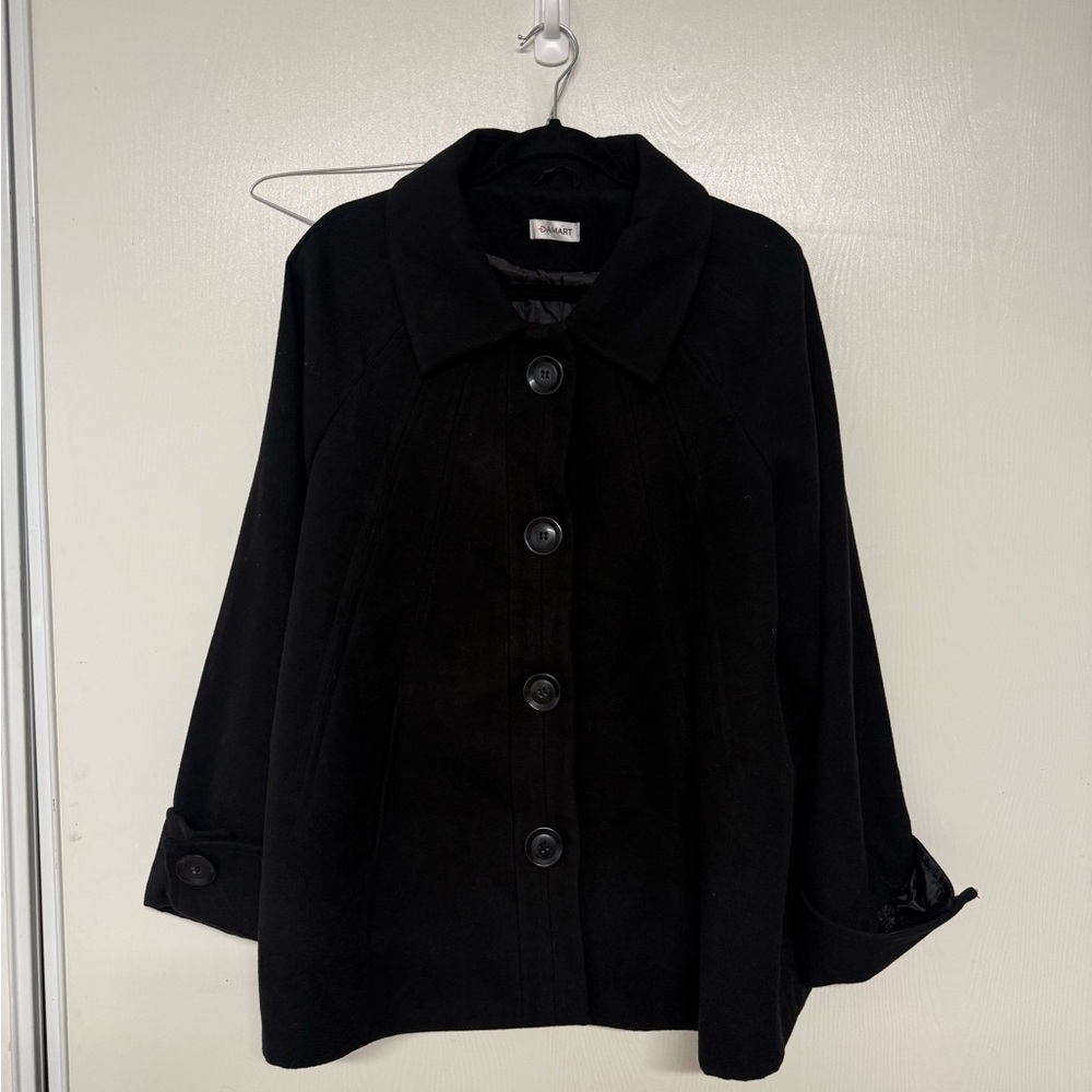 Women's Black Pea Coat